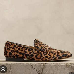 Banana Republic Luz haircalf leather loafer